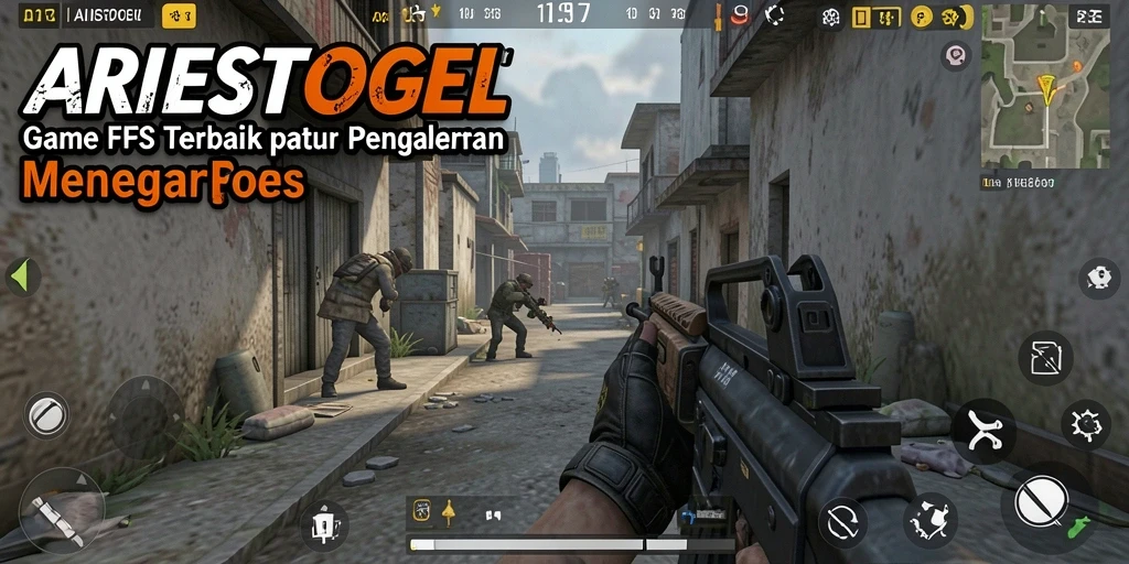 Tampilan gameplay ARIESTOGEL yang intens dan menegangkan.