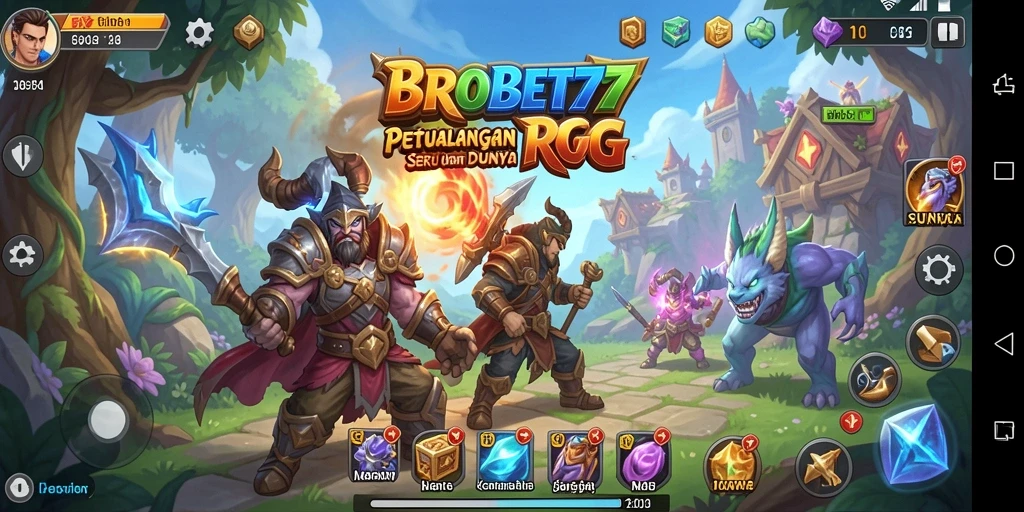 Gameplay BROBET77 menampilkan aksi seru di dunia RPG yang menawan.