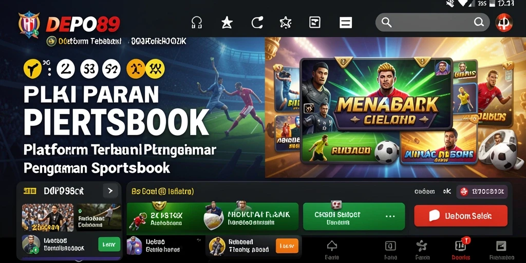 Tampilan menarik dari gameplay taruhan olahraga DEPO89.