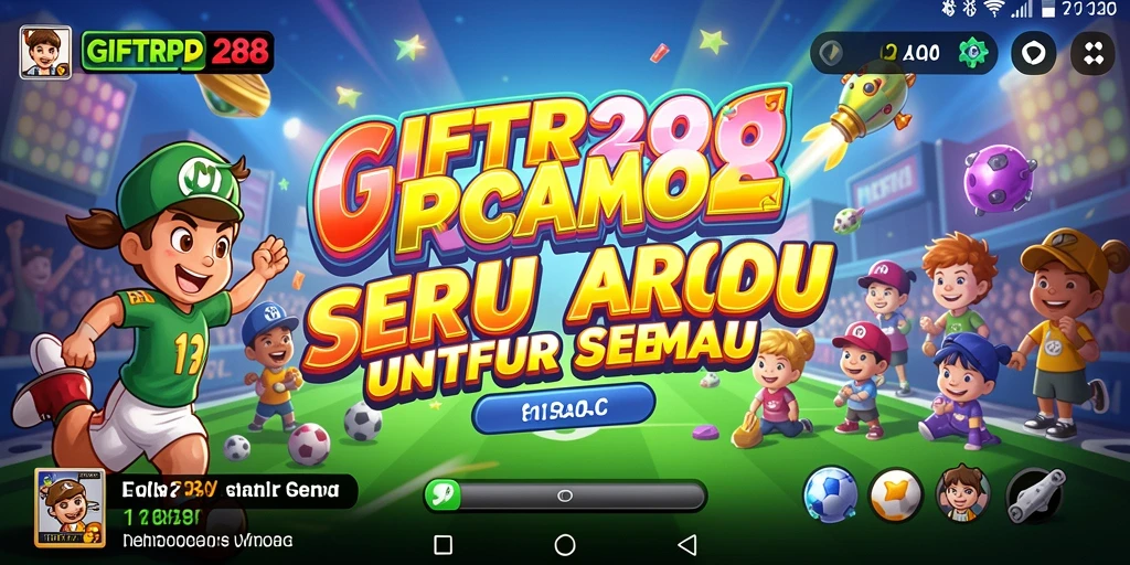 Screenshot gameplay GIFTRP288 menunjukkan aksi seru dalam permainan Arcade.