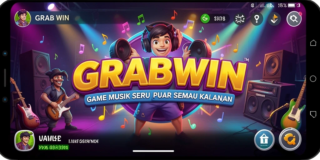 Tampilan gameplay GRABWIN yang menarik dan interaktif.