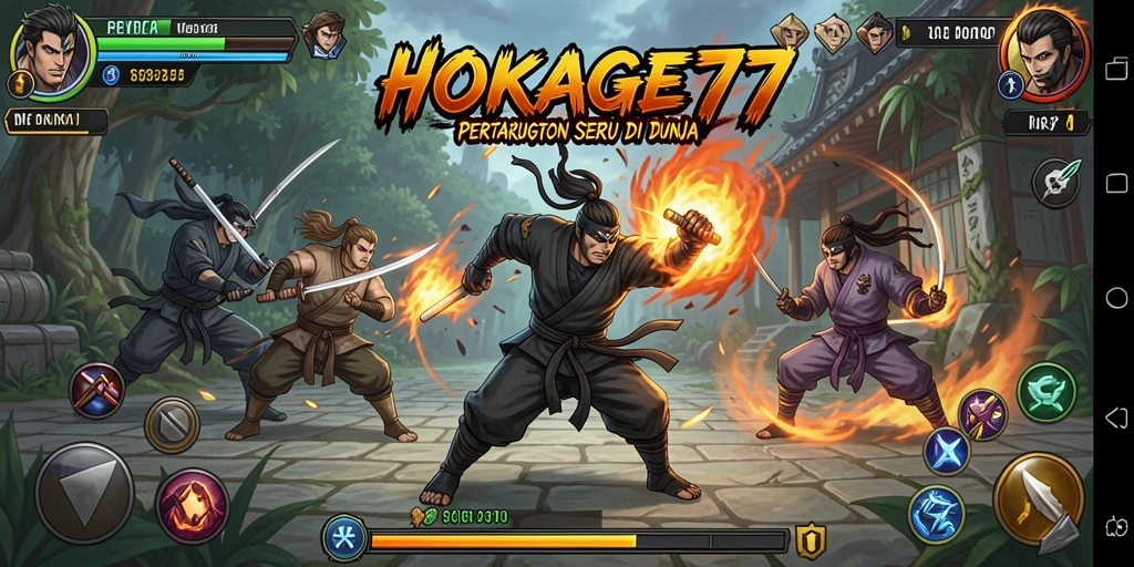Tampilan seru pertarungan di HOKAGE77 menunjukkan aksi luar biasa.