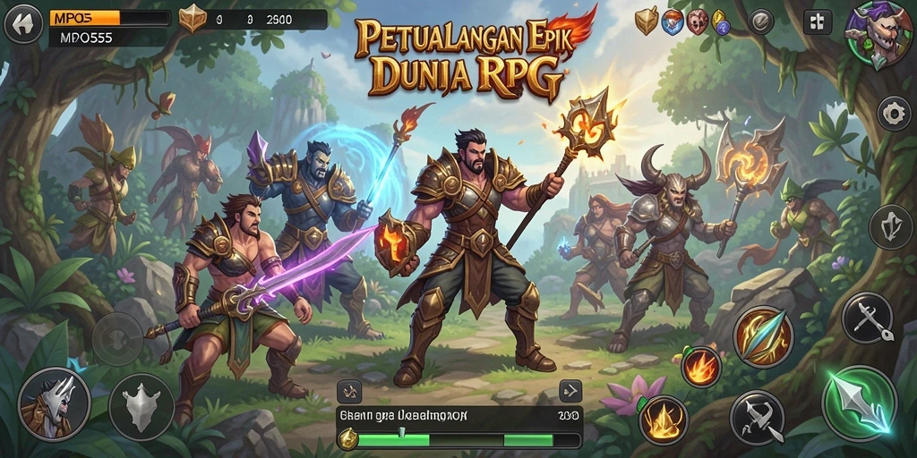 Gameplay MPO555 yang mendebarkan dan penuh strategi RPG.