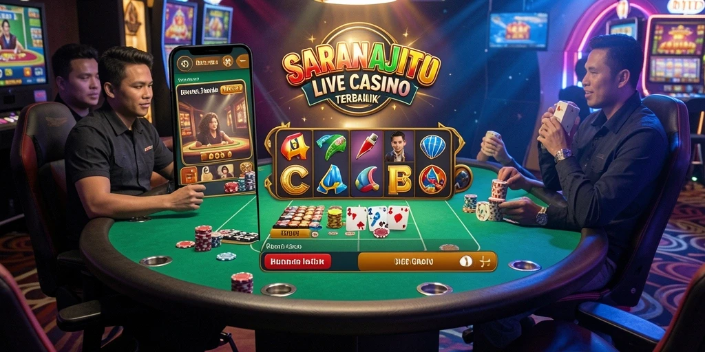 Tampilan gameplay sarana live casino yang mendebarkan dan interaktif.