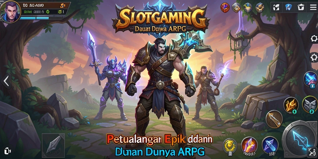 Gameplay seru dalam petualangan RPG yang mendebarkan.